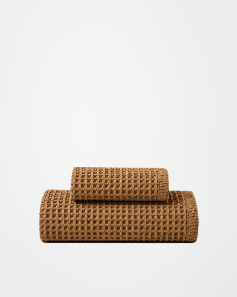 Cove Waffle Towel — Amber Oat