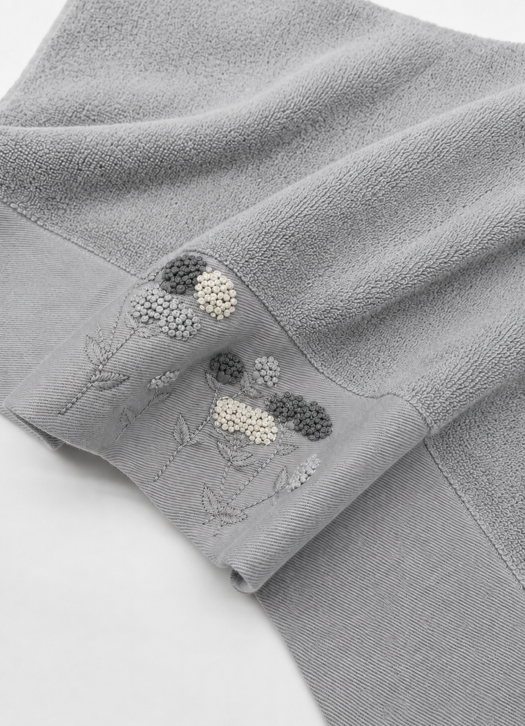 Florence Heirloom Towel — Mineral