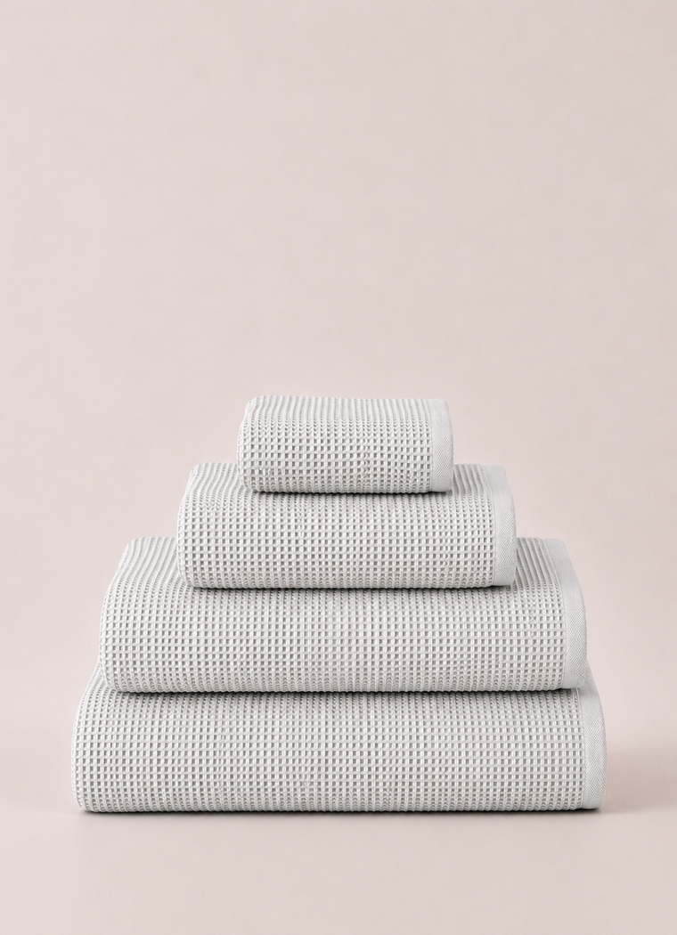 Fine Weave Towel — Mist Grey