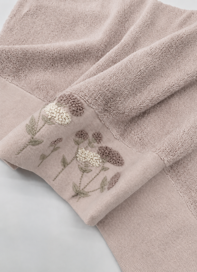 Florence Heirloom Towel — Bare Blush