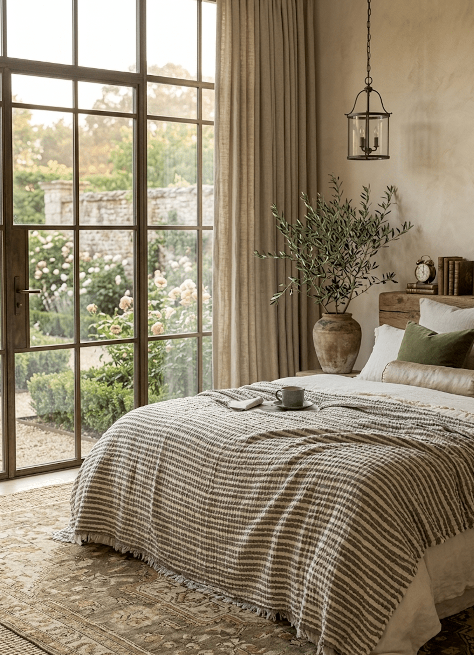 The Aurea Muslin Coverlet — Strata