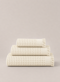 Cloud Waffle Towel — Snow Veil