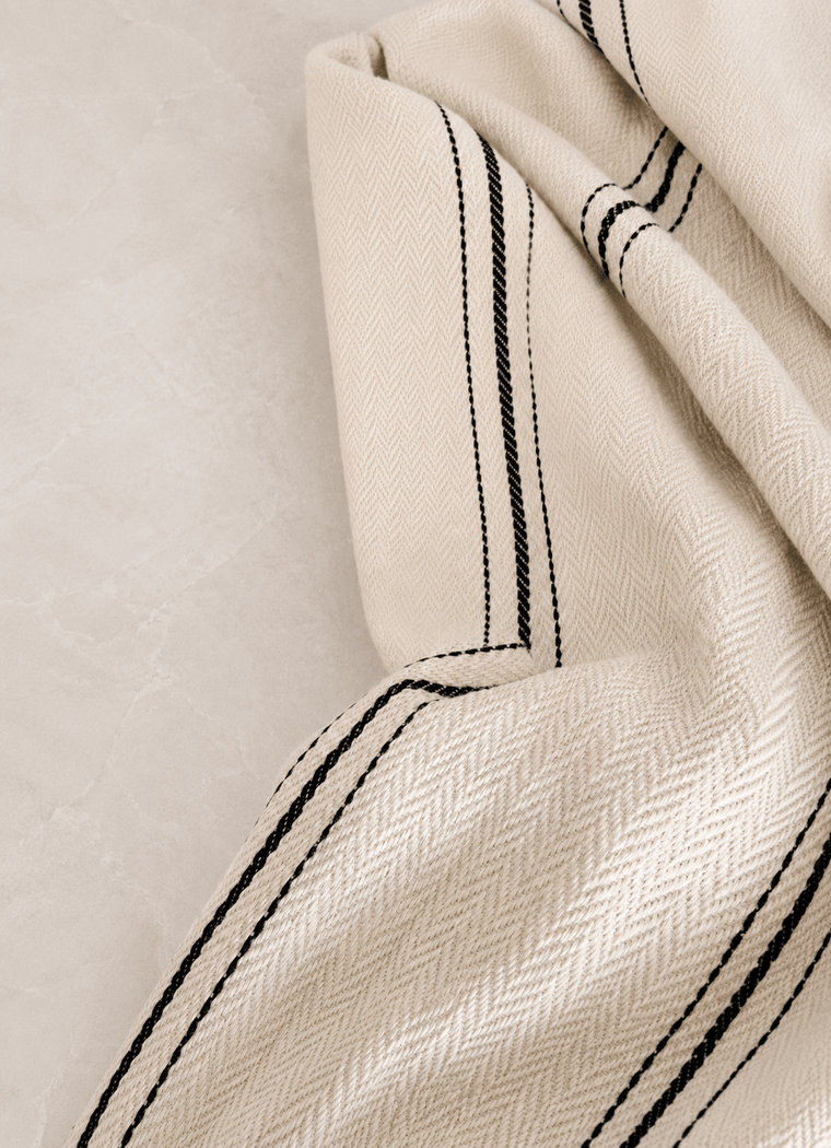 Heritage Stripe — Oat Veil