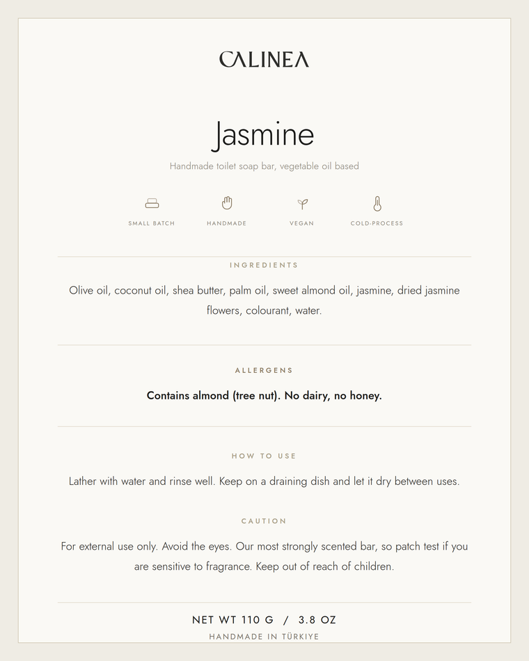 Jasmine — Botanical Soap Bar
