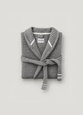 Cloud Waffle Bathrobe — Mineral Mist