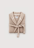 Cloud Waffle Bathrobe — Oat Drift