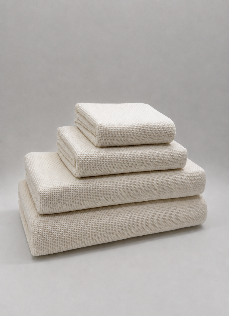 Fine Weave Towel — Cloud White