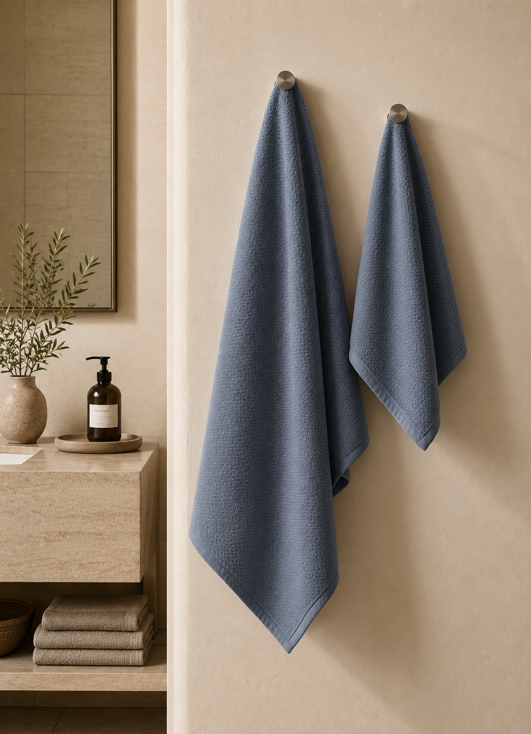 Fine Weave Towel — Blue Slate by Calinea