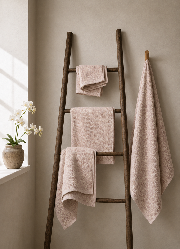 Fine Weave Towel — Blush Veil