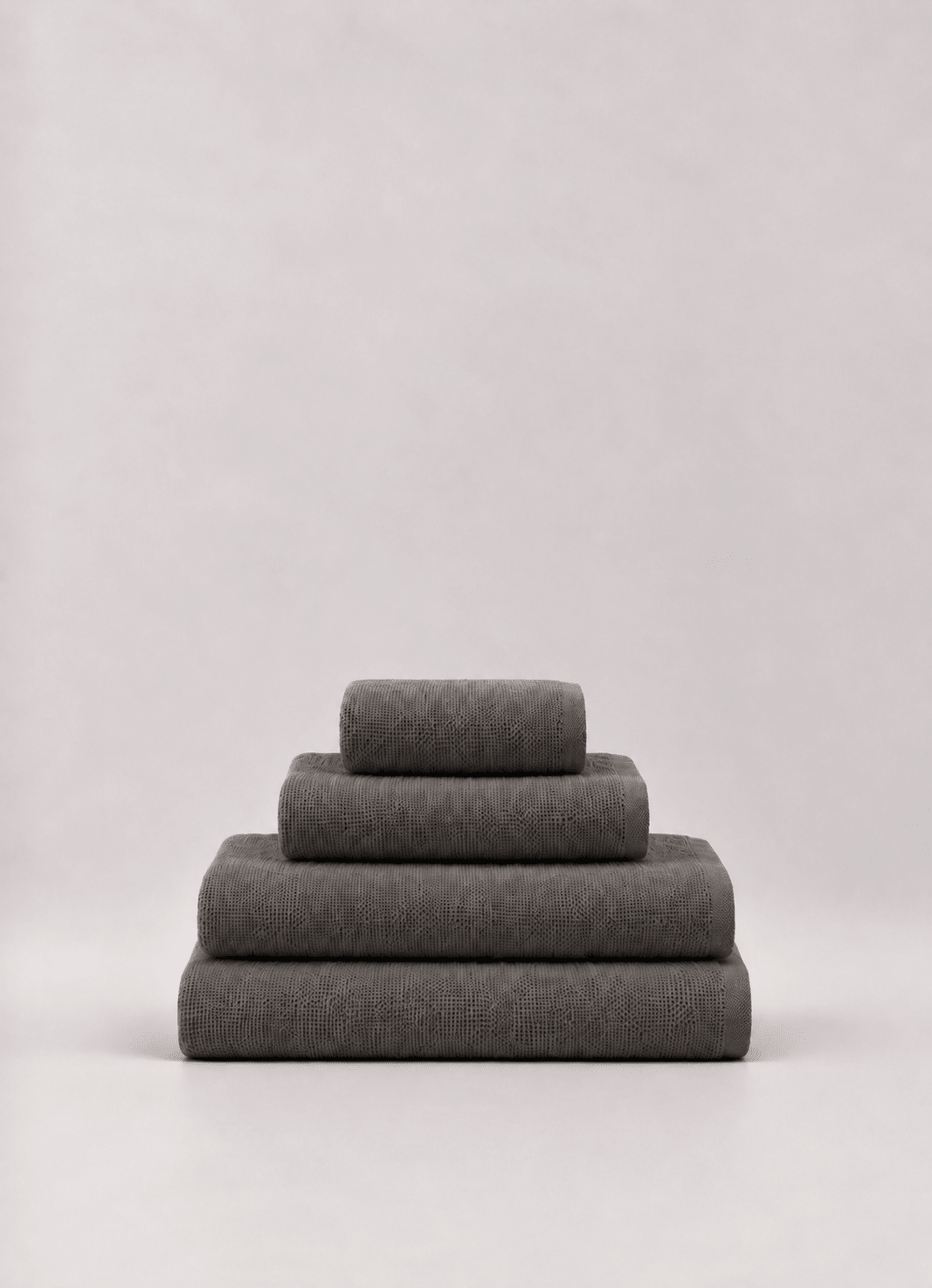 Fine Weave Turkish cotton towel in Ash Taupe — hero product shot