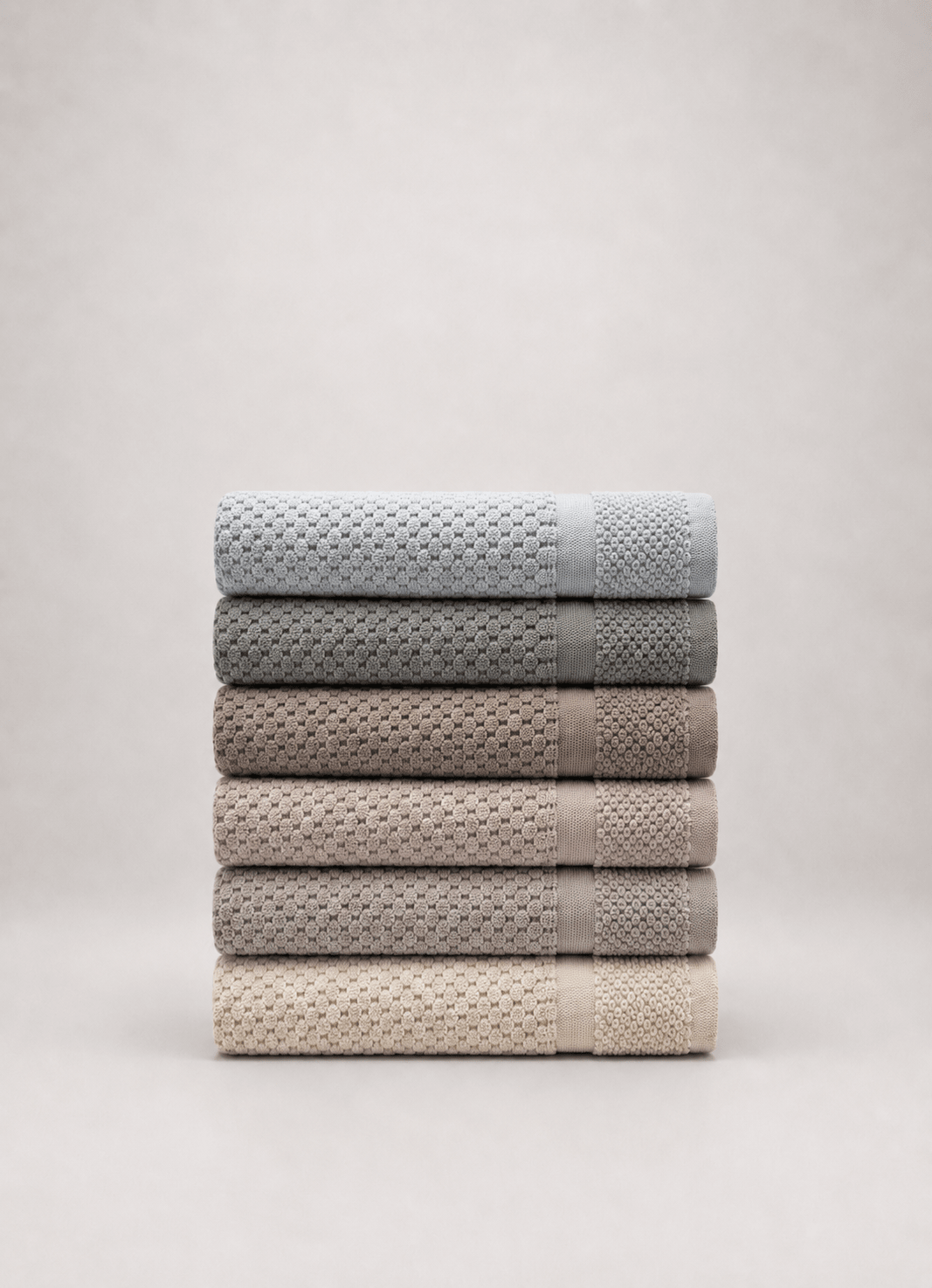 Haven bath mats — flat lay showing raised woven detailing and clean tailored border