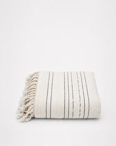 Linea Oversized Turkish Cotton Bath Sheet — Charcoal