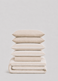 Linen Blend Bedding Set — Pale Dune