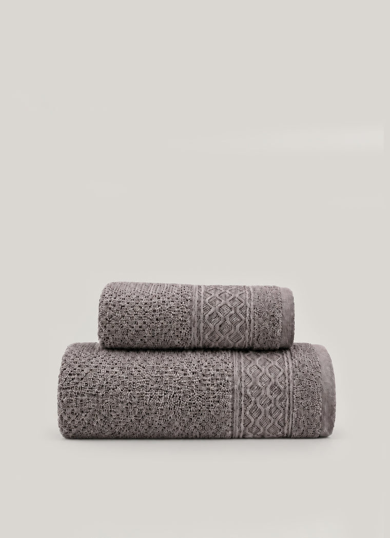 Maris Plush Towel — Silver Mist