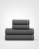 Miel Waffle Bath Bundle — Ash Slate