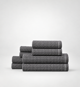 Miel Waffle Bath Bundle — Ash Slate