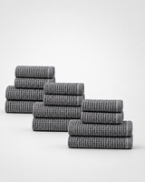 Miel Waffle Bath Bundle — Ash Slate