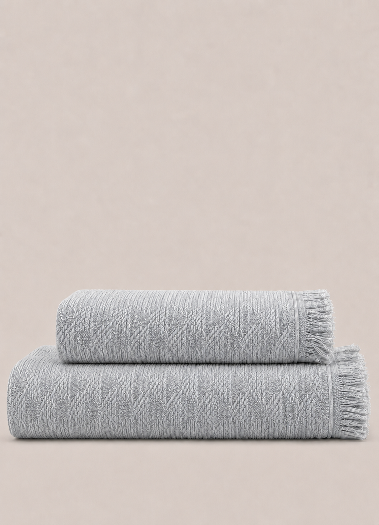 Luma Turkish Towel — Silver Mist