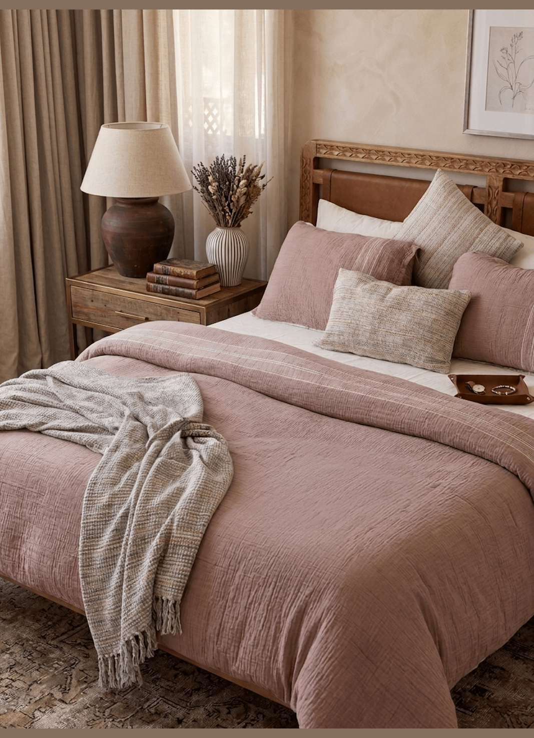 SummerLight Muslin Collection — Antique Blush