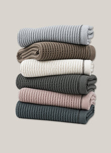 Miel Waffle Towel Collection - Calinea