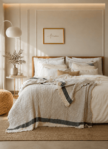 The Aurea Muslin Coverlet — Mineral - Calinea