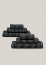 Miel Waffle Bath Bundle — Ash Slate