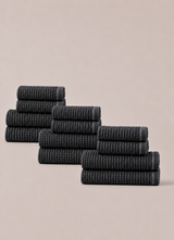 Miel Waffle Bath Bundle — Ash Slate