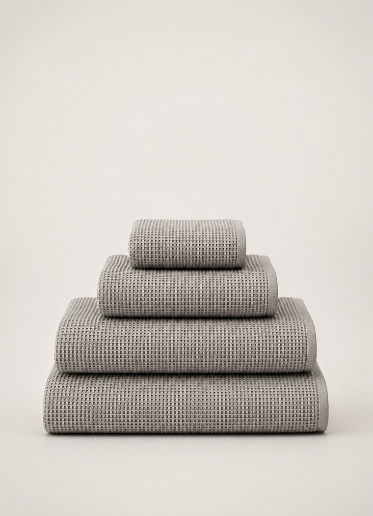Fine Weave Turkish Towel — Ash Taupe