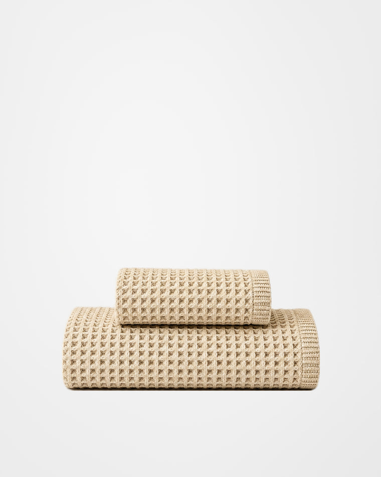 Cove Waffle Towel — Buttercream