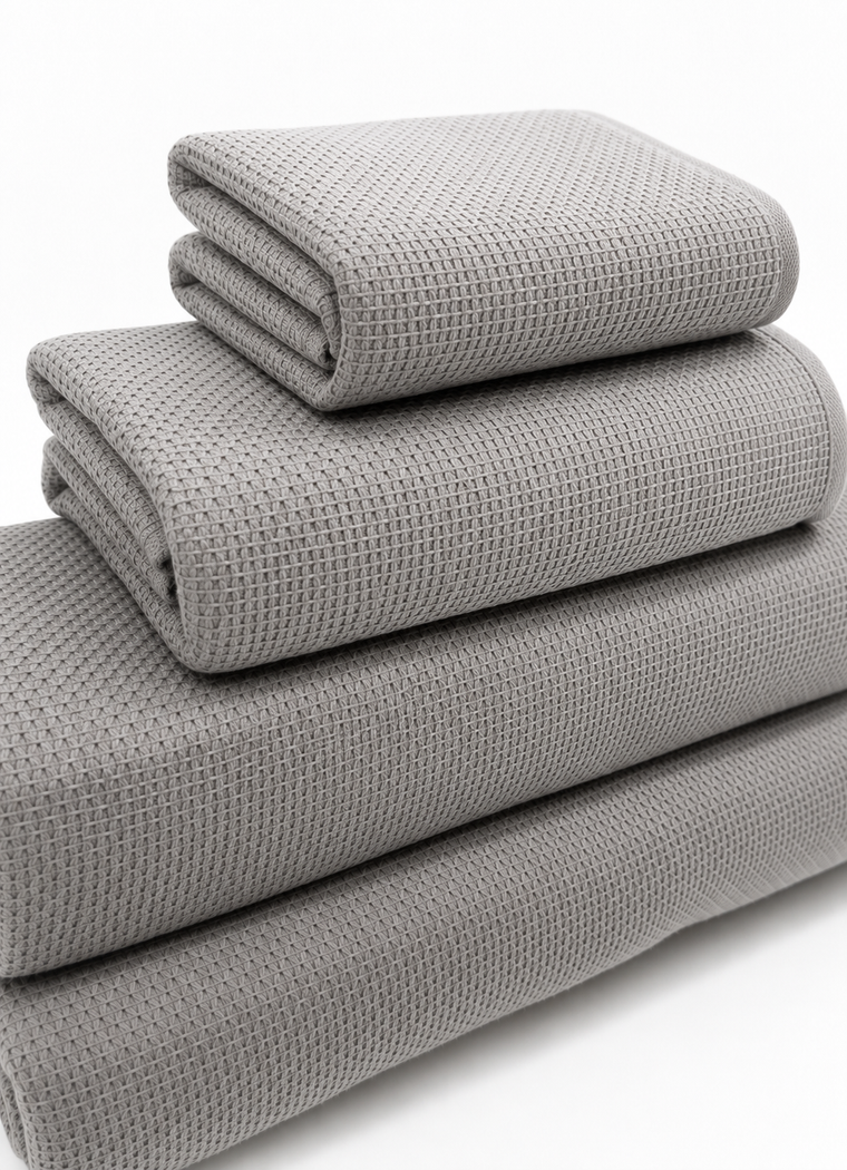 Fine Weave Towel — Ash Taupe