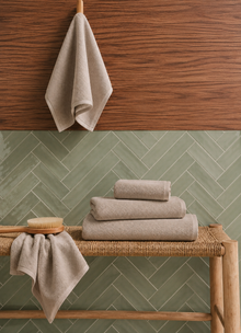 Fine Weave Towel — Stone Linen by Calinea