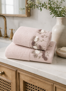 Florence Heirloom Towel — Bare Blush