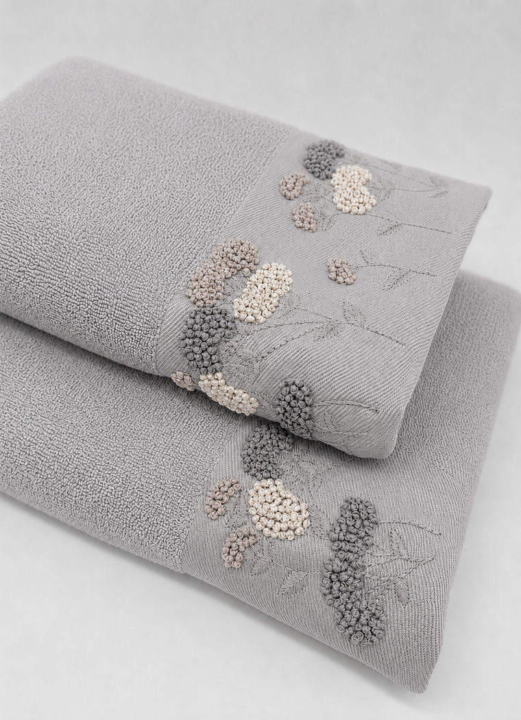 Florence Heirloom Towel — Mist
