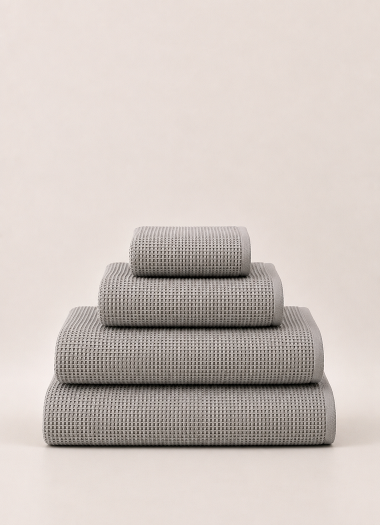 Fine Weave Towel — Ash Taupe