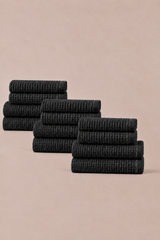 Miel Waffle Bath Bundle — Ash Slate