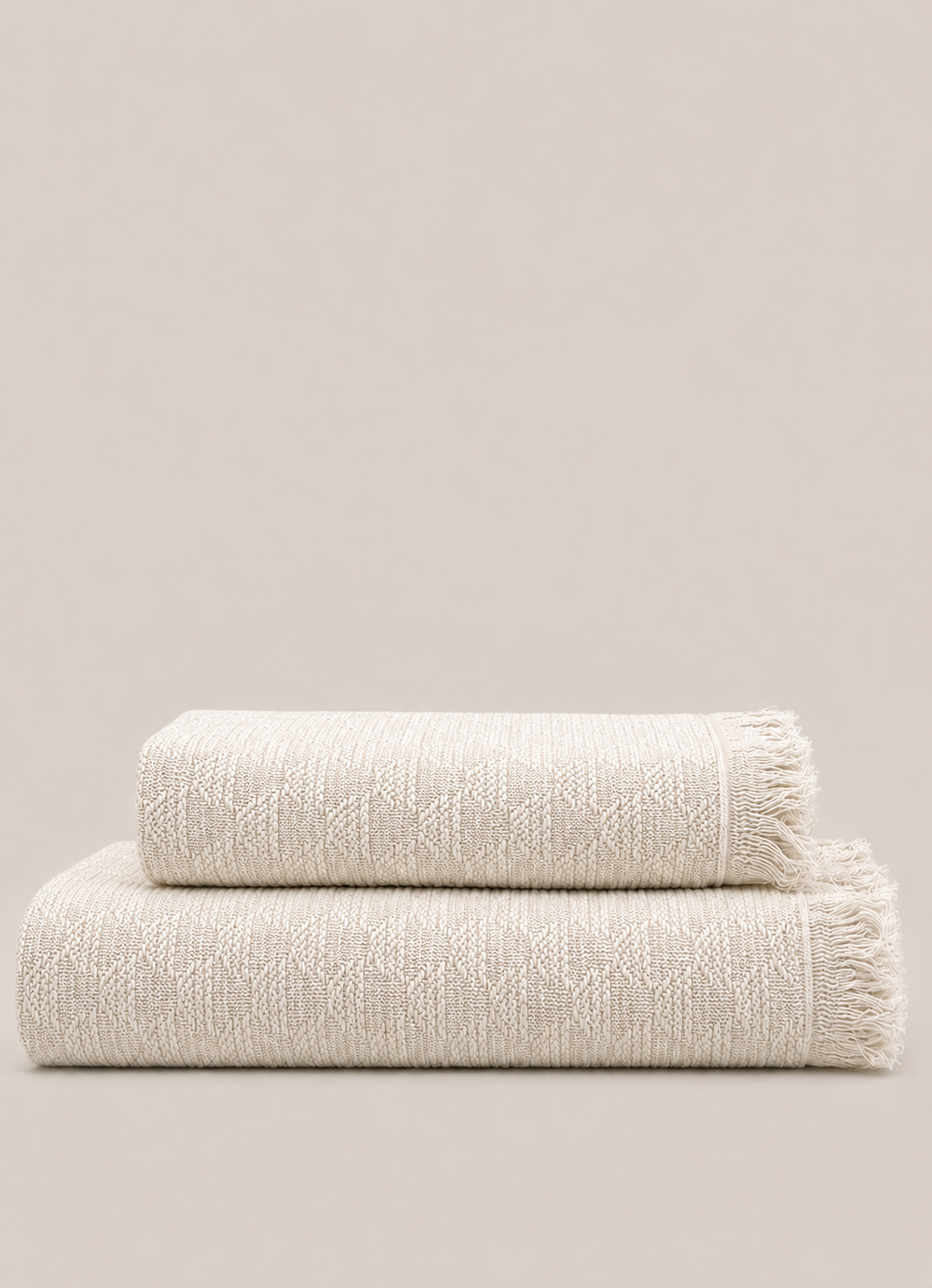 Luma Turkish Towel — Oat Veil