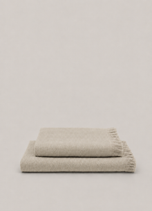 Luma Turkish Towel — Oat Drift