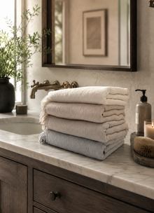 Luma Turkish Towel — Oat Drift