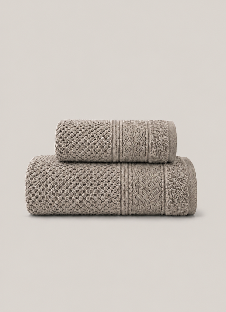 Maris Plush Turkish Towel — Dune Taupe