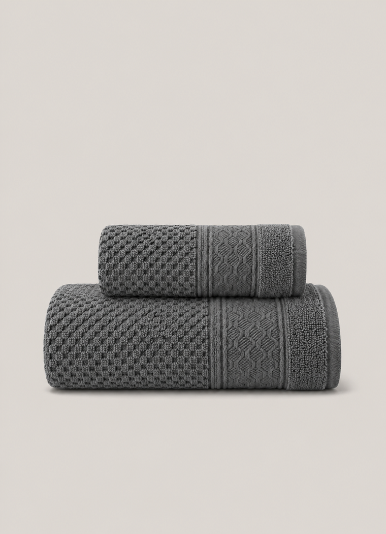 Maris Plush Turkish Towel — Harbour Slate