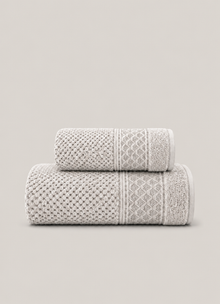 Maris Plush Turkish Towel — Pearl Veil by Calinea