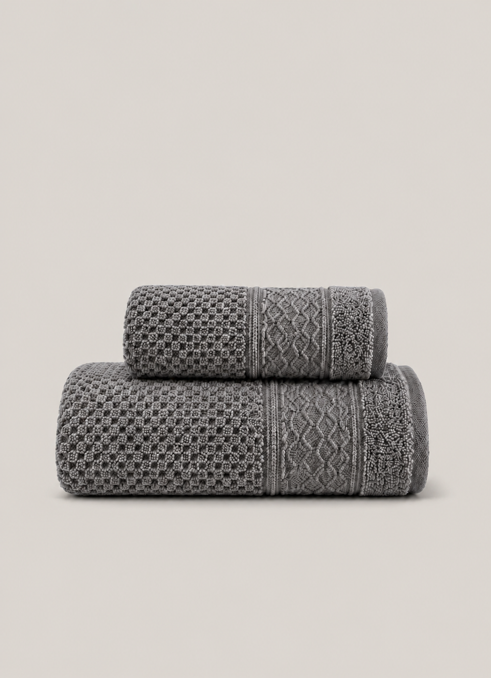 Maris Plush Turkish Towel — Silver Stone