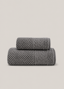 Maris Plush Turkish Towel — Silver Stone by Calinea