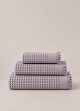 Cloud Waffle Towel — Mauve Mist