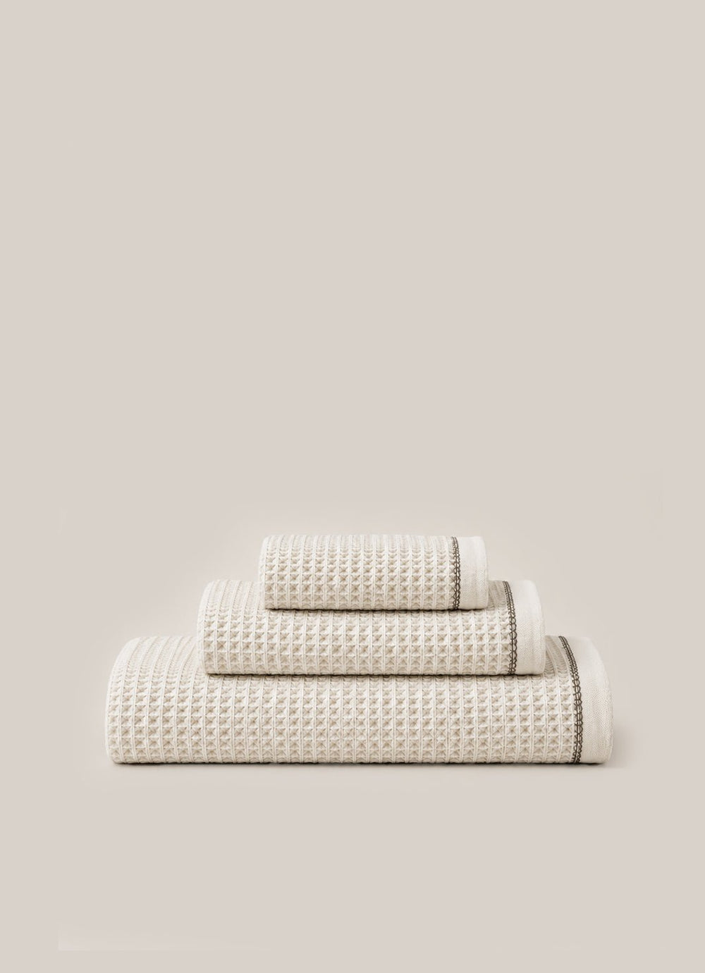 Miel Waffle Towel — Soft Oat