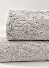Laurier Botanical Towel — Mist Stone