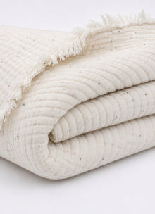 The AirWeave Muslin Coverlet — Shell - Calinea
