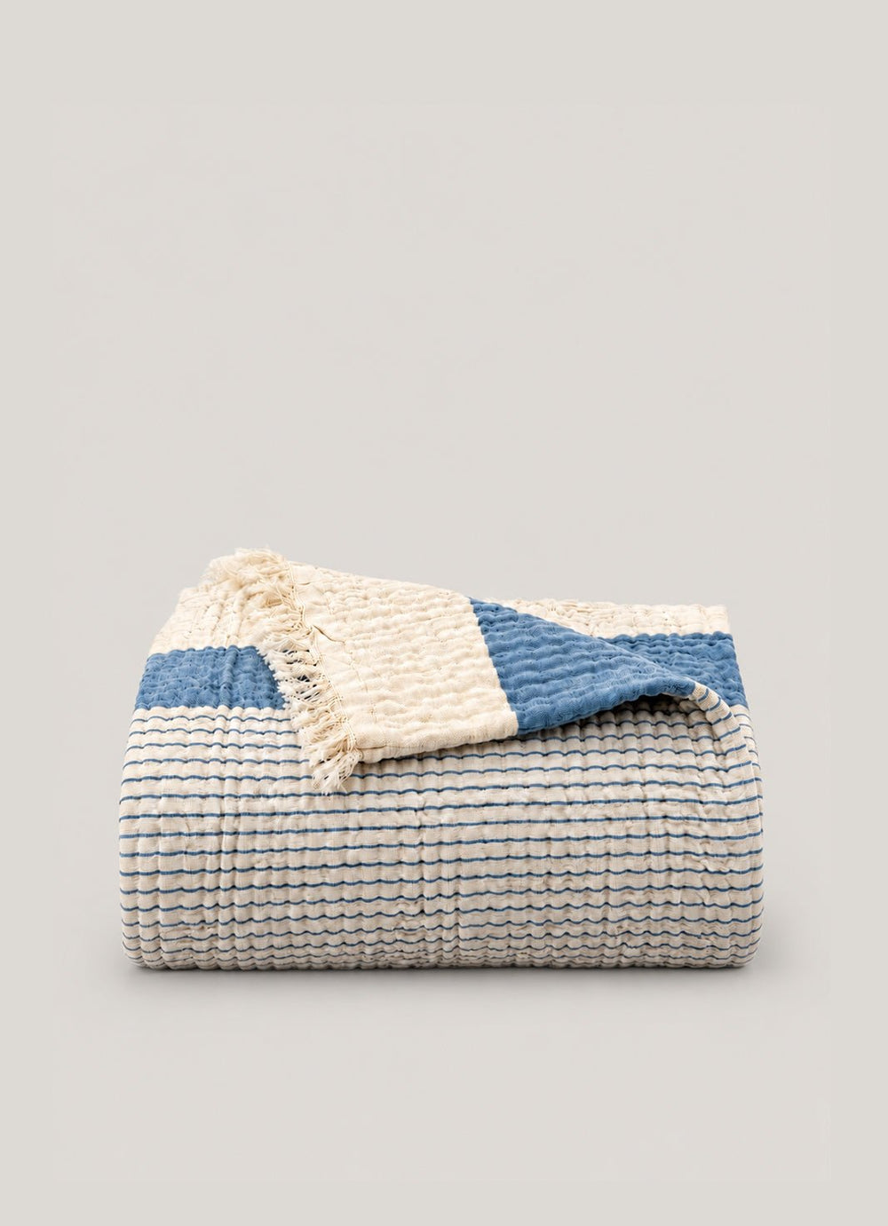 Aurea Muslin Coverlet — Sky