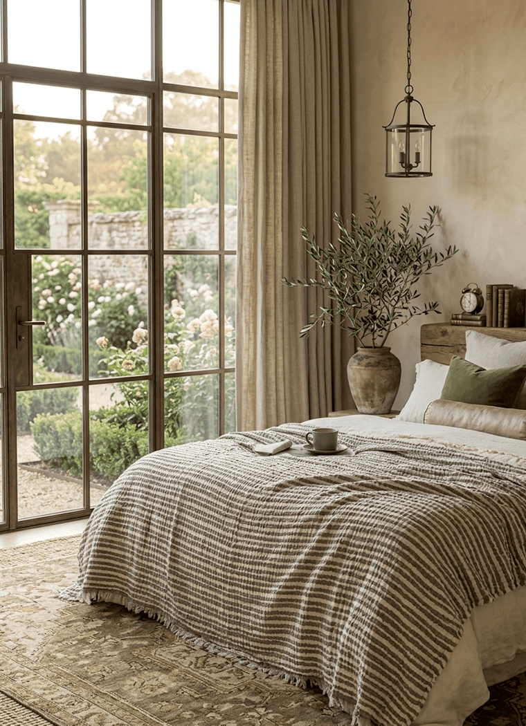 Aurea Muslin Coverlet — Strata
