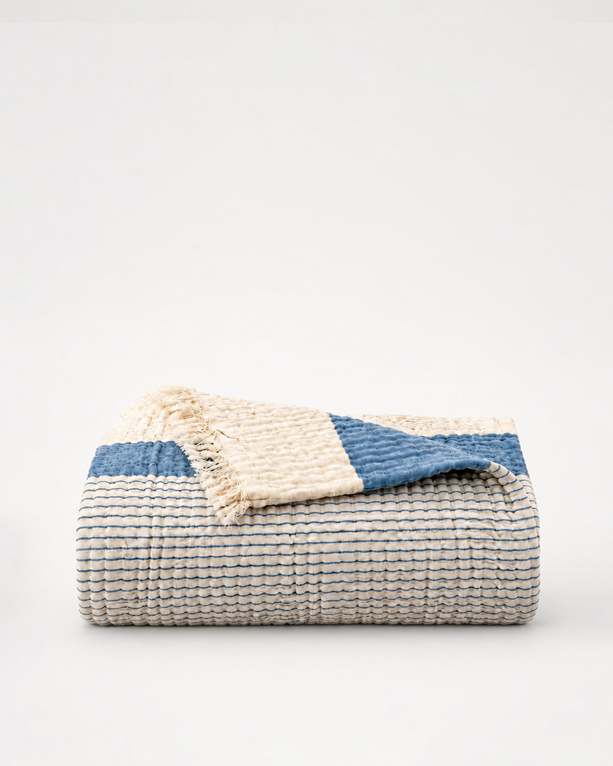 Aurea Muslin Coverlet in Sky